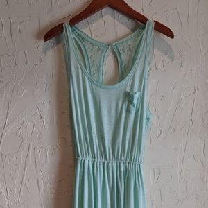 Hollister Summer Maxi Dress with Lace Detail